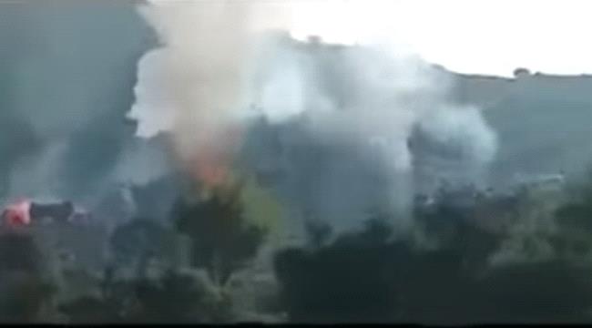 الطيران السعودي يضرب أسلحة نقلت من عدن إلى الضالع